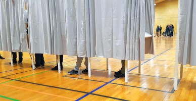 Stemmebokse på valgsted
