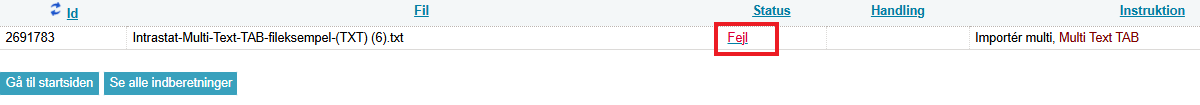 billede af fejlknappen